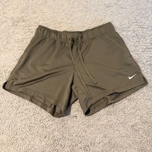 Nike Dri-fit Athletic Shorts in Olive Small